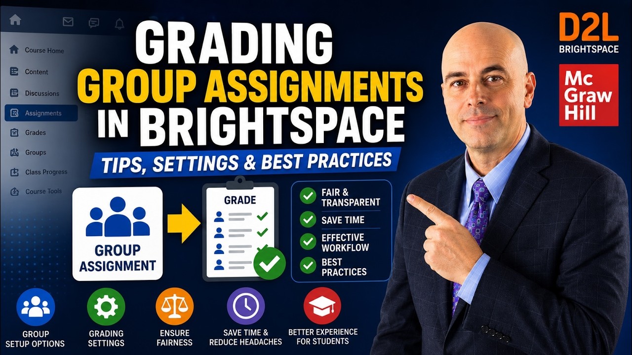 BrightSpace D2L: Best Way to Grade Group Assignments