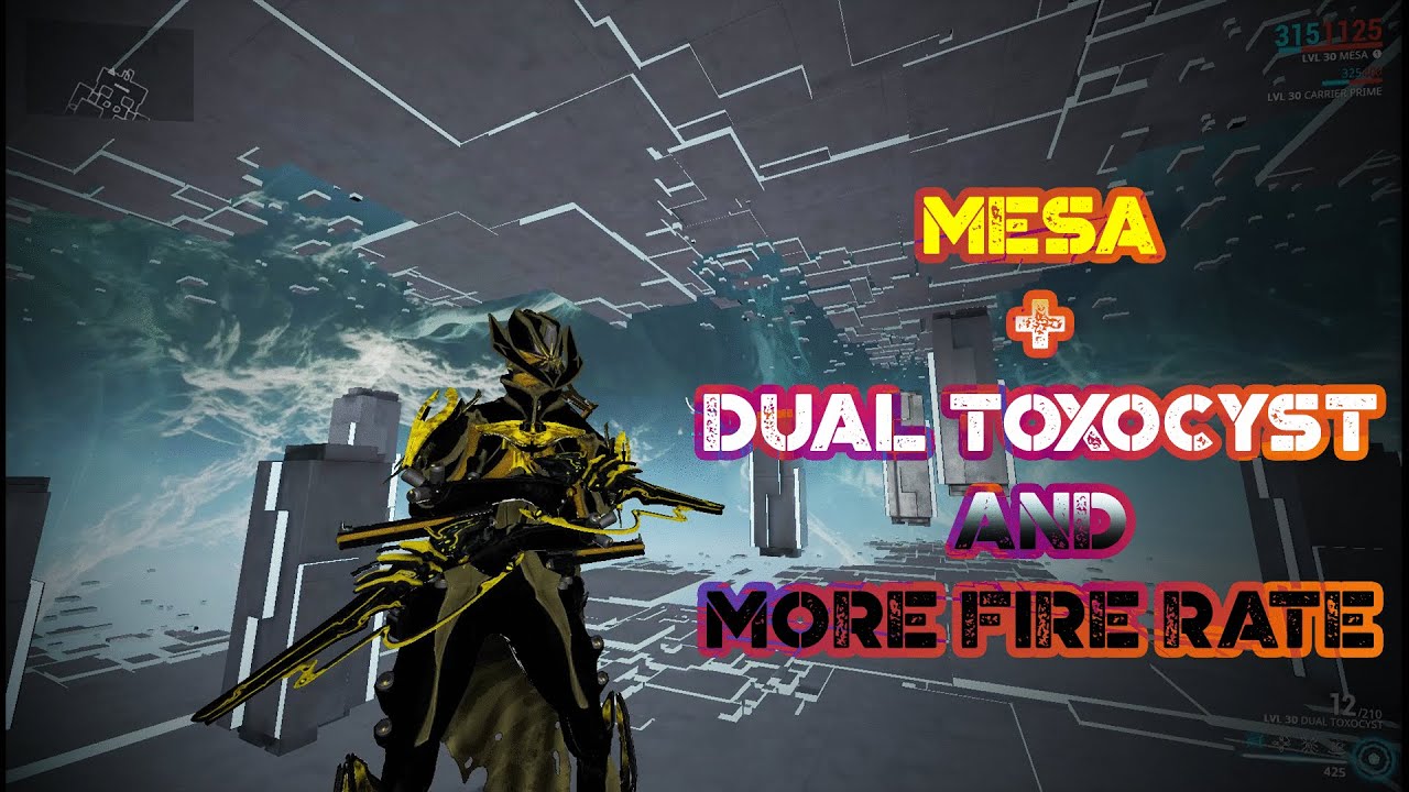 Warframe - Mesa + Dual Toxocyst And More Fire Rate
