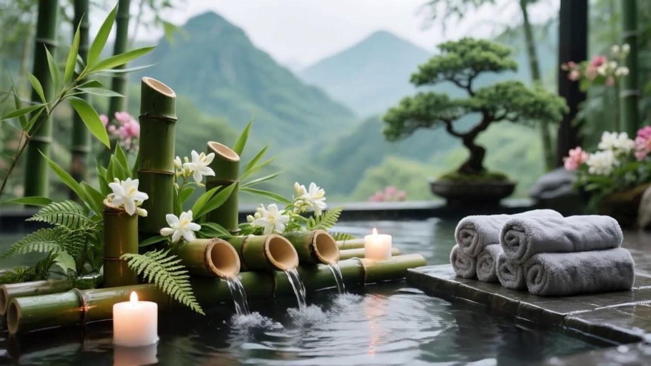 Soothing Relaxing Music 🌹 Peace of Mind, Anxiety Relief, Calm Water for 12 Hour Sleep Relax 6
