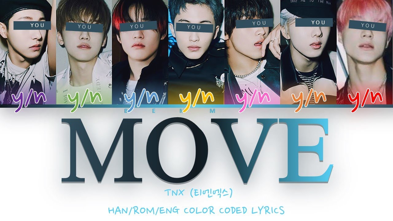 Your BoyGroup (7 members) - Move [TNX] [Color Coded Lyrics HAN/ROM/ENG]