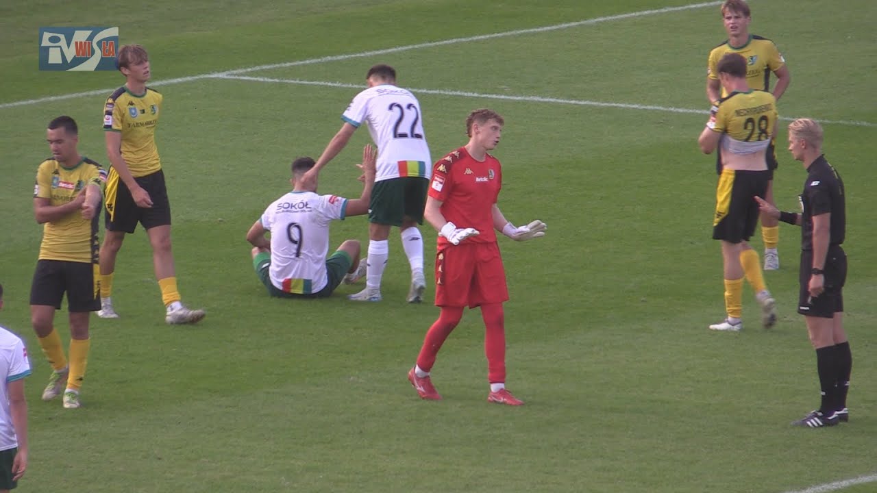 SIARKA TARNOBRZEG - SOKÓŁ KOLBUSZOWA DOLNA 0:2 (0:1) -  FRAGMENTY MECZU I KOMENTARZE TRENERÓW
