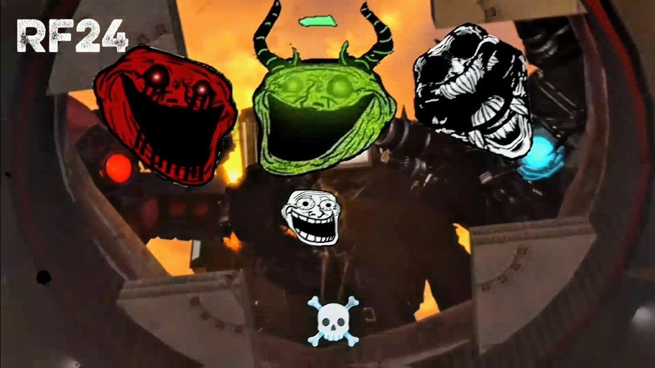 Face troll moments in skibidi toilet  part 5 #trollface #skibiditoilet #viralvideo @DaFuqBoom