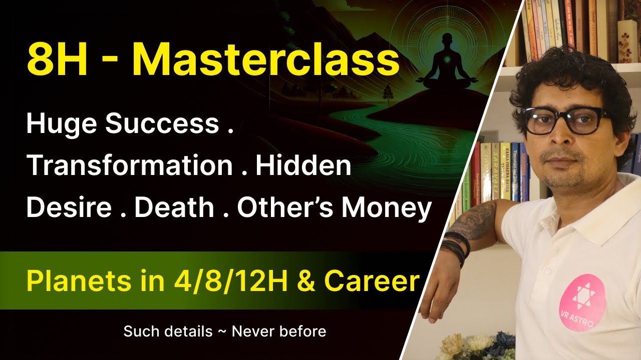 Success, Transformation, Hidden Desire - 8H ~ आठवें घर का रहस्य - अपार सफलता  #vrastro #rajeevkumar