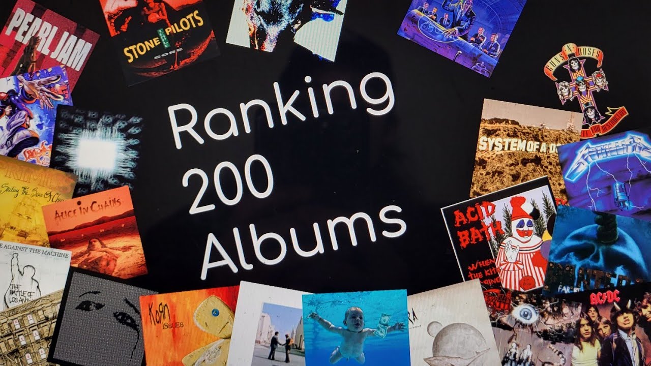 Ranking all 200 albums I listened to