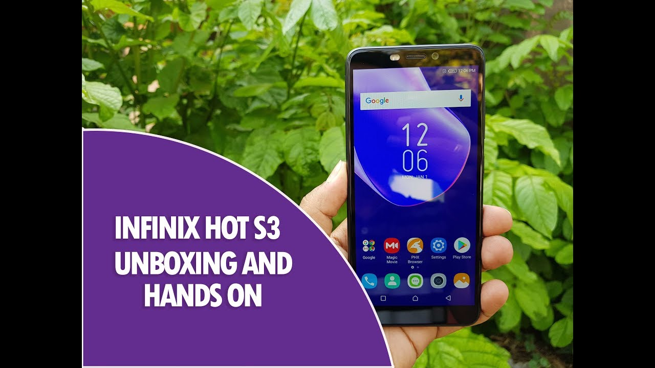 Infinix Hot S3 Unboxing- 20MP Selfie Camera, Camera Samples and Software