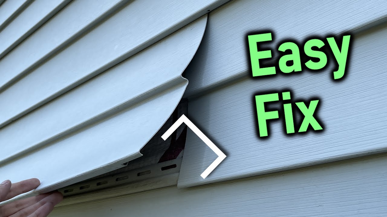 How To Fix Loose Vinyl Siding