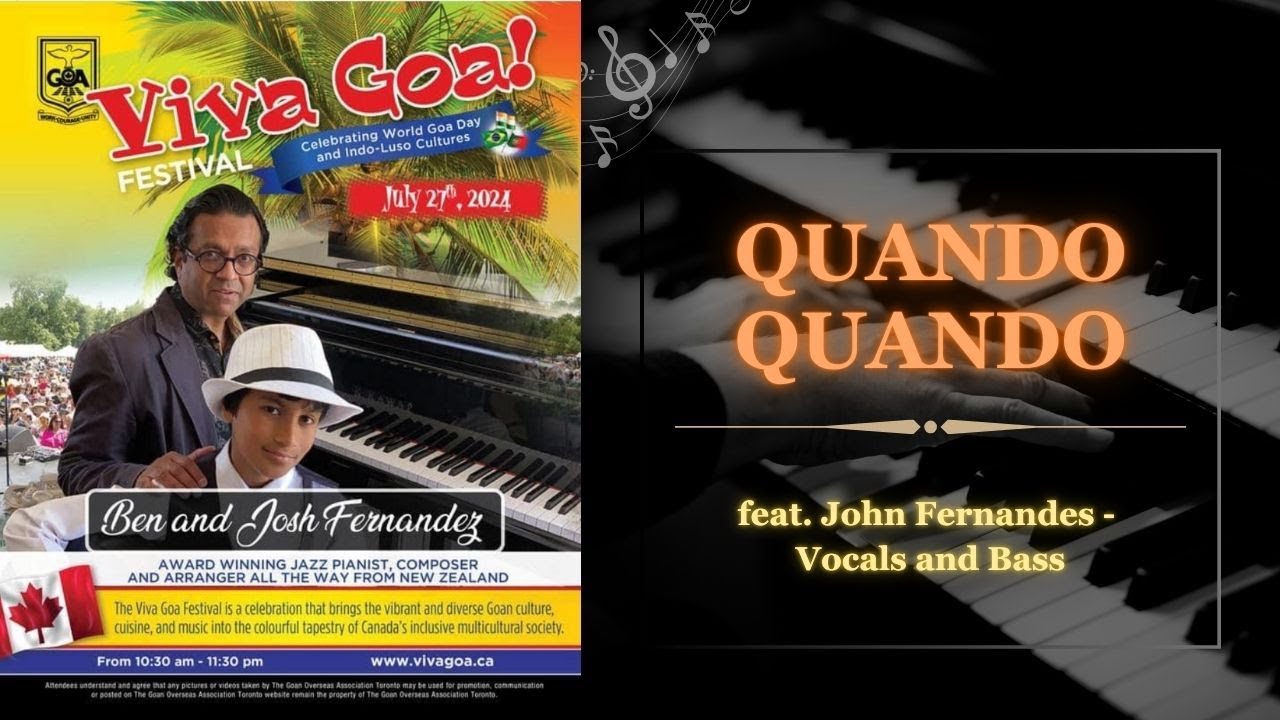 Quando Quando | live in Concert | Viva Goa Canada | feat John Fernandes - vocals and bass