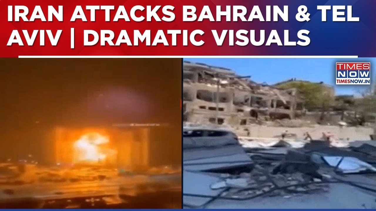 Iran Carries Out Drone Attack On Bahrain's Hotel | Missiles Hit Near Tel Aviv As War Continues