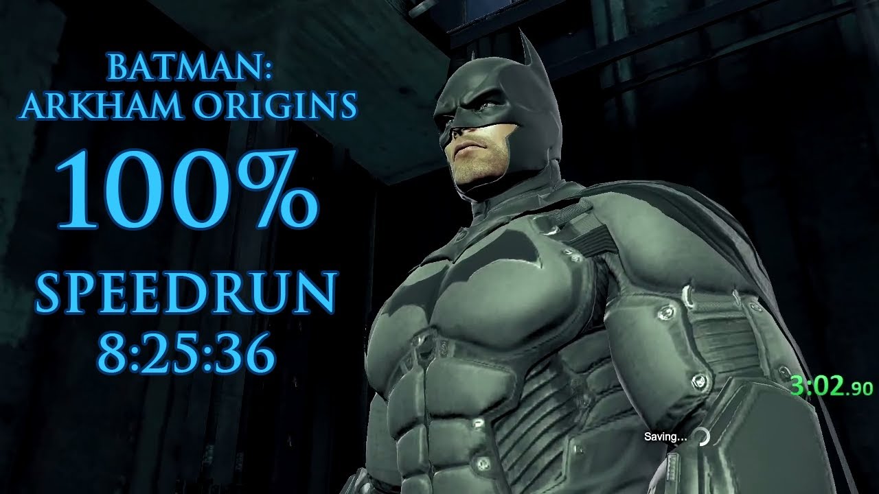 Batman: Arkham Origins 100% Speedrun (8:25:36) [Old]
