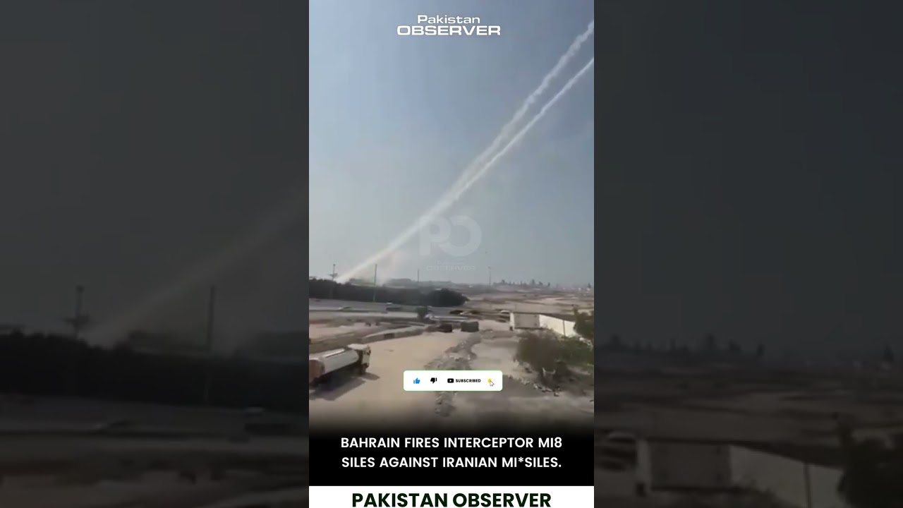 Bahrain Activates Air Defenses Against Iranian Missiles | Pakistan Observer
