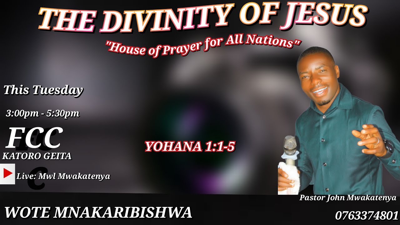 LIVE: TUESDAY SERVICE/ UUNGU WA YESU/ FCC KATORO GEITA/ PASTOR JOHN MWAKATENYA