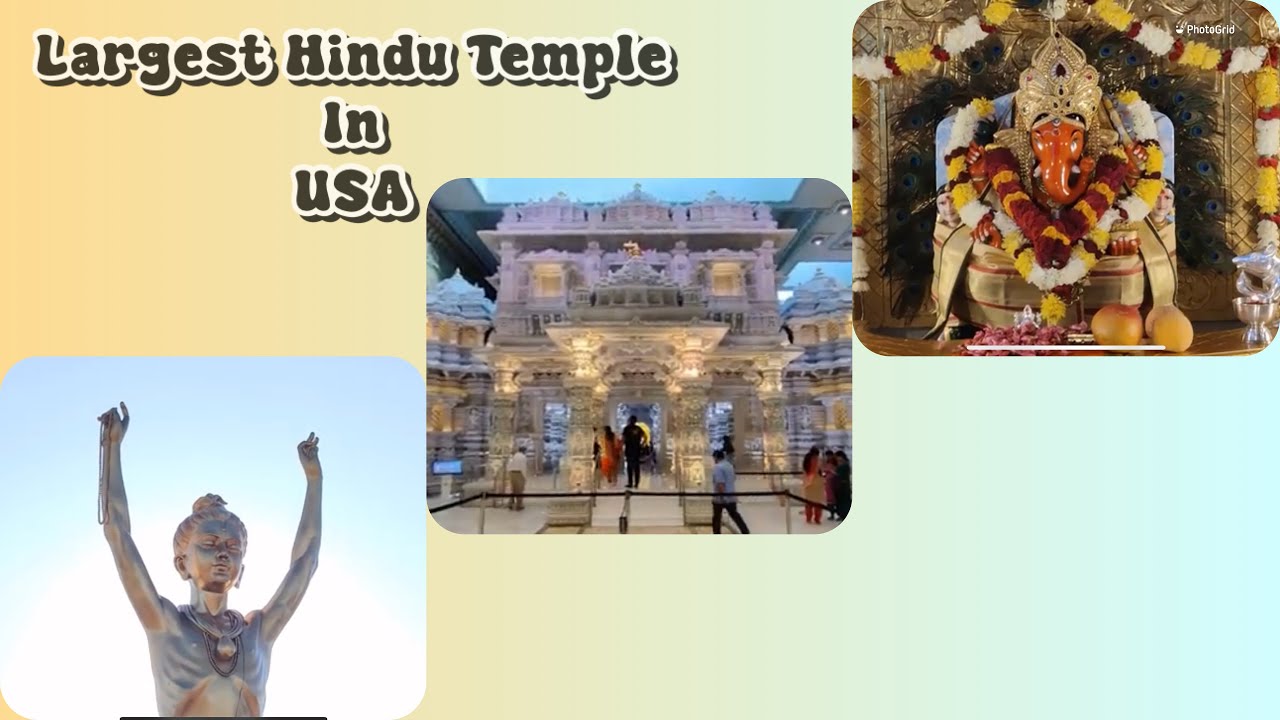Largest Hindu Temple & Siddhi Vinayak Temple in USA | Day 6| ND to SC