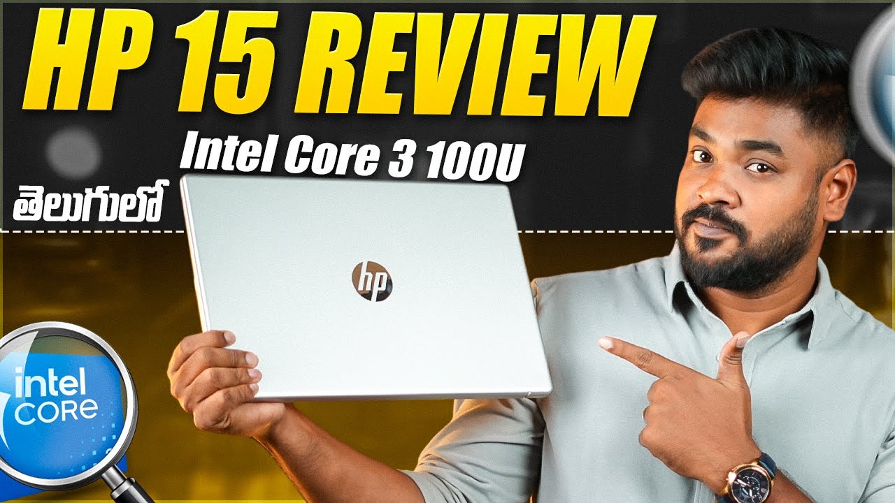 HP 15 (Intel Core 3 14th Gen 100U) Review in Telugu