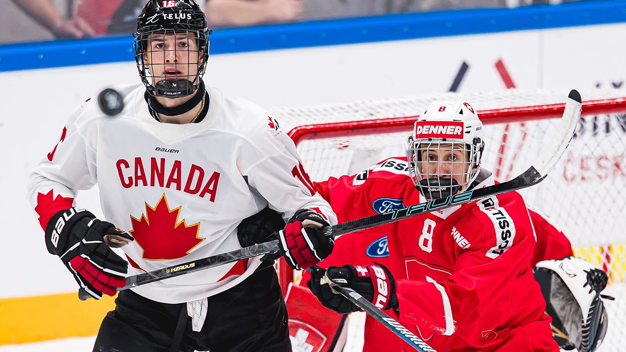 Highlights from Canada vs. Switzerland in preliminary-round action at the 2025 Hlinka Gretzky Cup