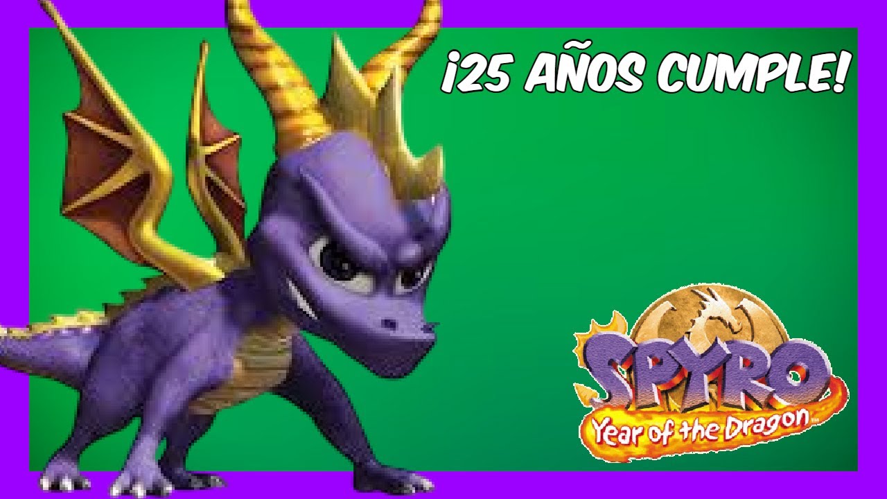 SPYRO 3: EL AÑO DEL DRAGÓN CUMPLE 25 AÑOS (el mejor juego del dragón púrpura)