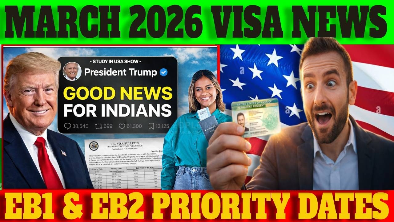 Big Update: March 2026 U.S. Visa Bulletin | EB1 & EB2 India Backlog Timeline
