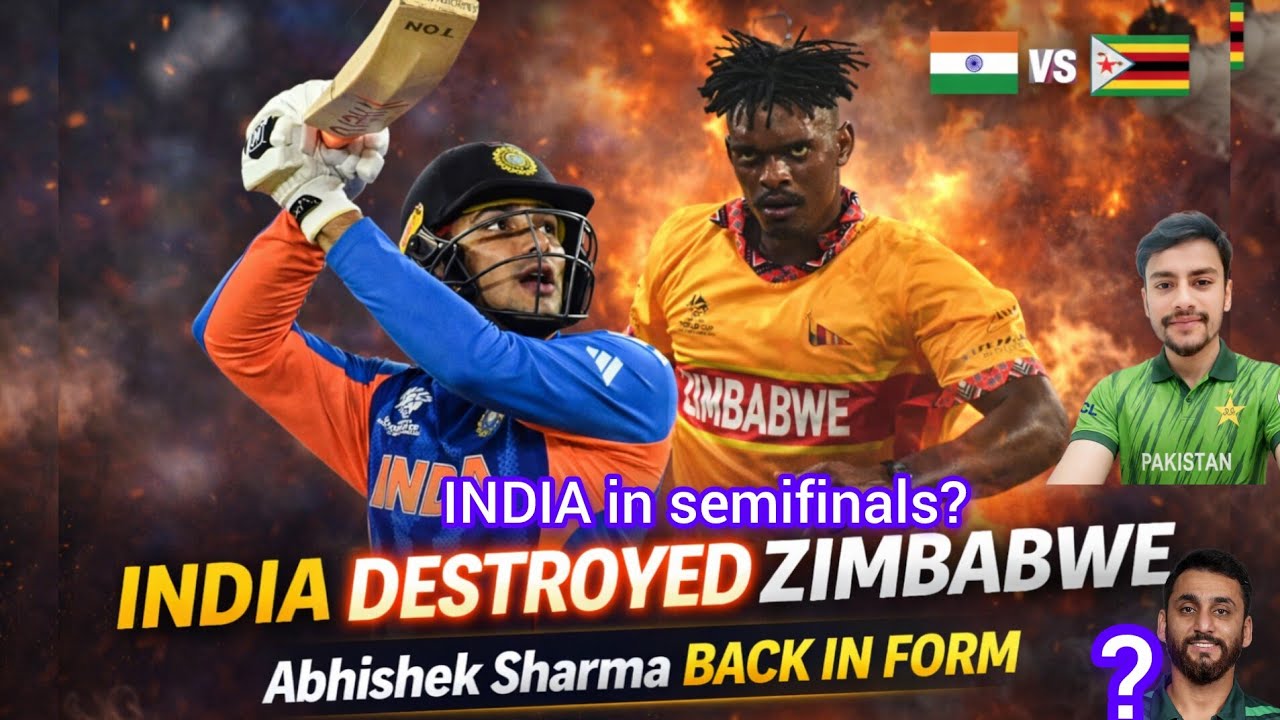 INDIA Ratteld Zimbabwe Bowling | INDIA Semifinal confirm? | Pakistan team funeral tomorrow