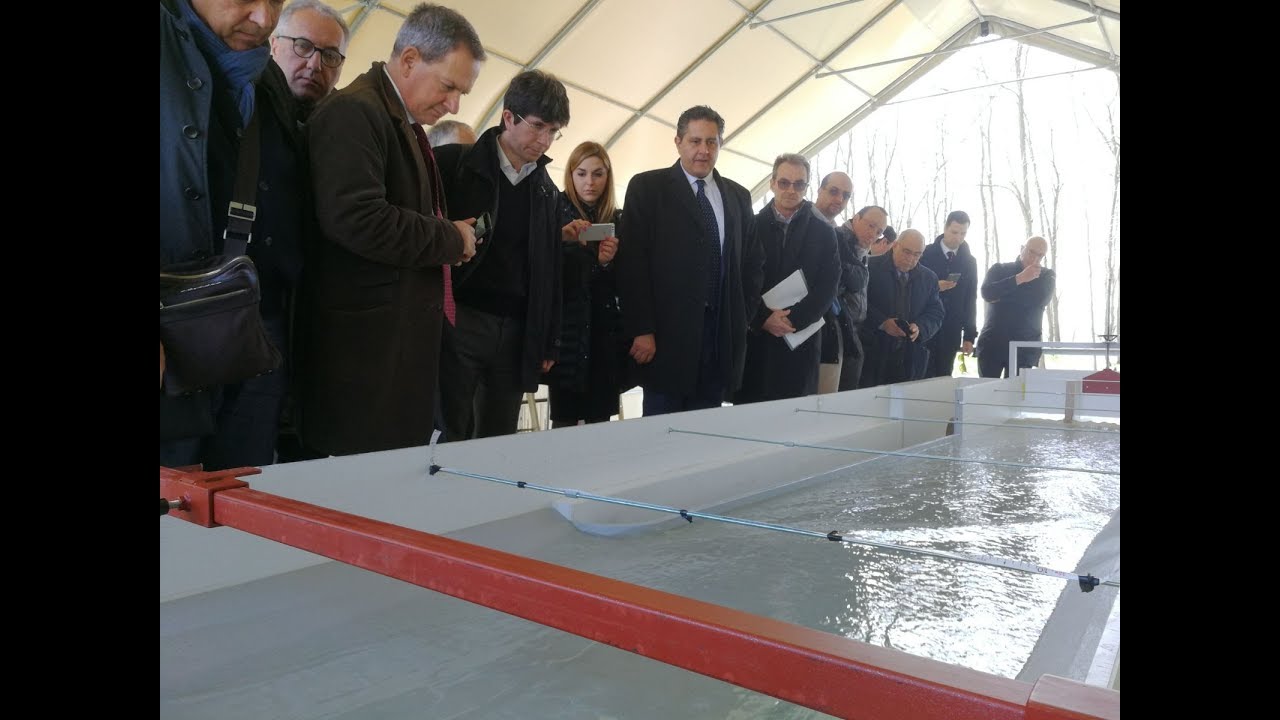 Scolmatore del Bisagno, prime prove sul modello fisico