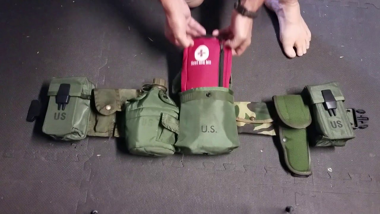 Old School War Belt Setup - The ALICE Battle Belt