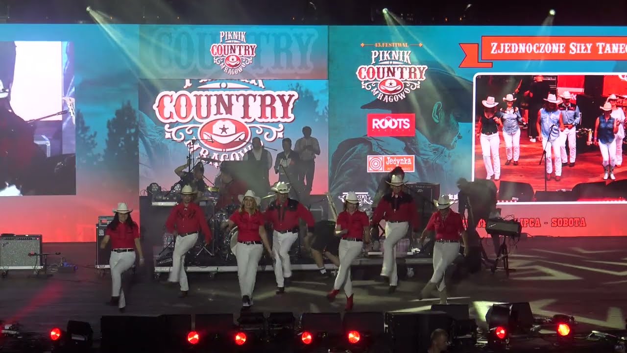 Zjednoczone Siły Taneczne / Line Dance / Mix Amerykański - Piknik Country & Folk Mrągowo 2024