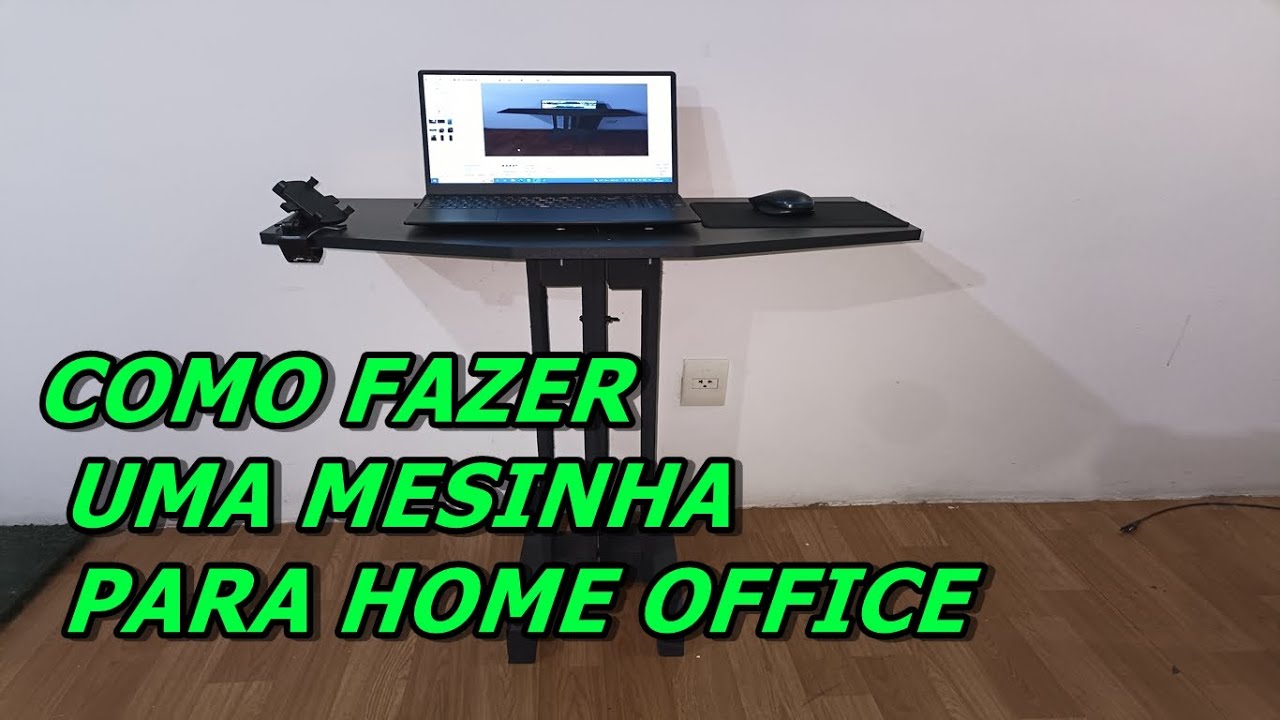 COMO FAZER UMA MESINHA PARA HOME OFFICE