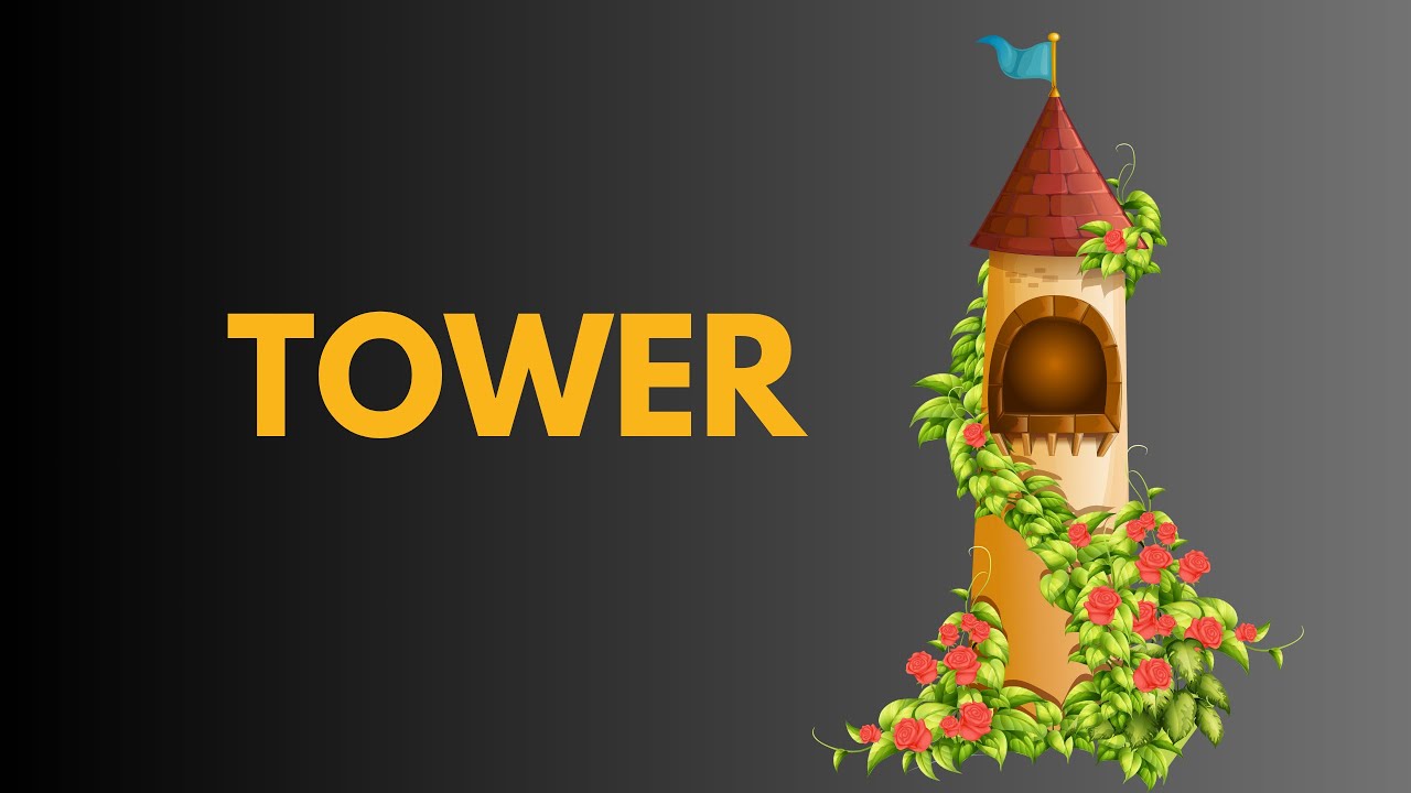 What Does tower  Means || Meanings And Definitions With tower  in learn    ENGLISH