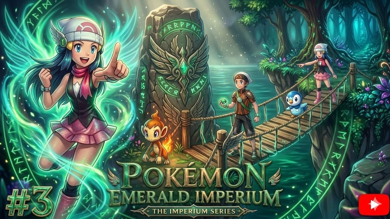 Pokemon - Emerald Imperium - 03 we meet dawn 😍❤️