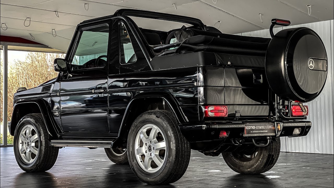 Mercedes-Benz G 320d Cabrio Black Edition!