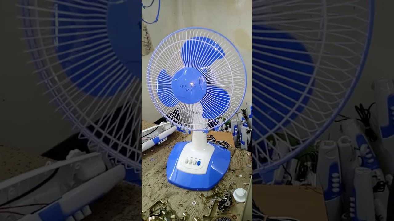Solar 12V PM DC table fan 10W, 12W, 15W, 18W, 20W, 24W