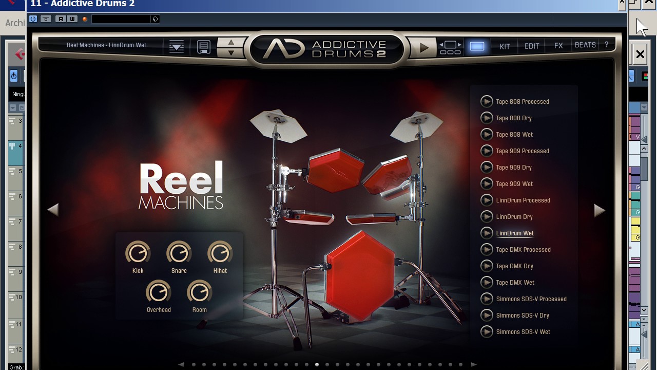 BATERIA ELECTRONICA REALIZADA CON PROGRAMAS VST