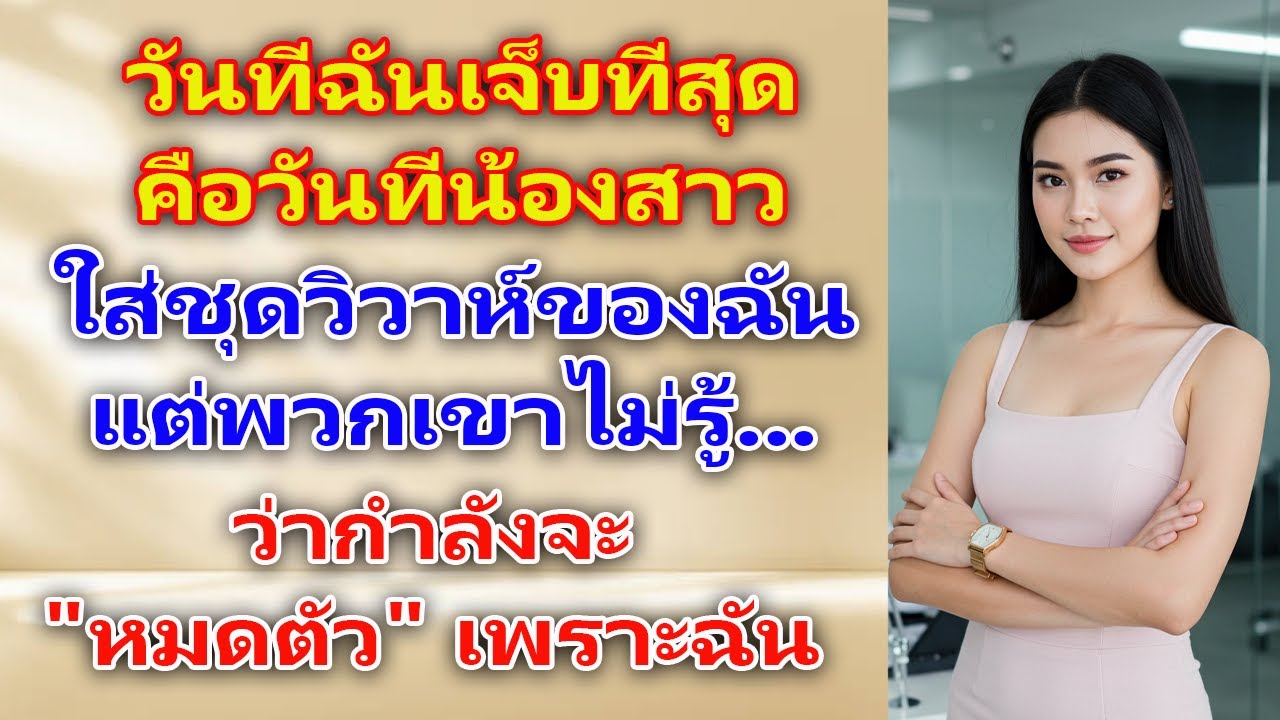น้องสาวขโมยชุดแต่งงานไปแต่งกับคู่หมั้น... แต่พวกเขาไม่รู้ว่าฉันกำลังจะยึดทุกอย่าง