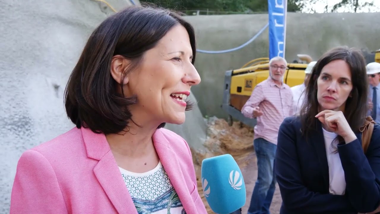 Feierlichkeiten zum Tunnelduchbruch Bad Bergzabern