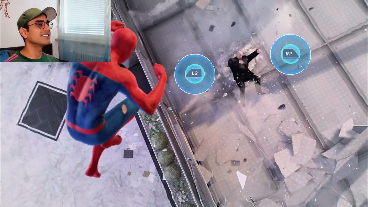 SpidermanMan boss fight😀