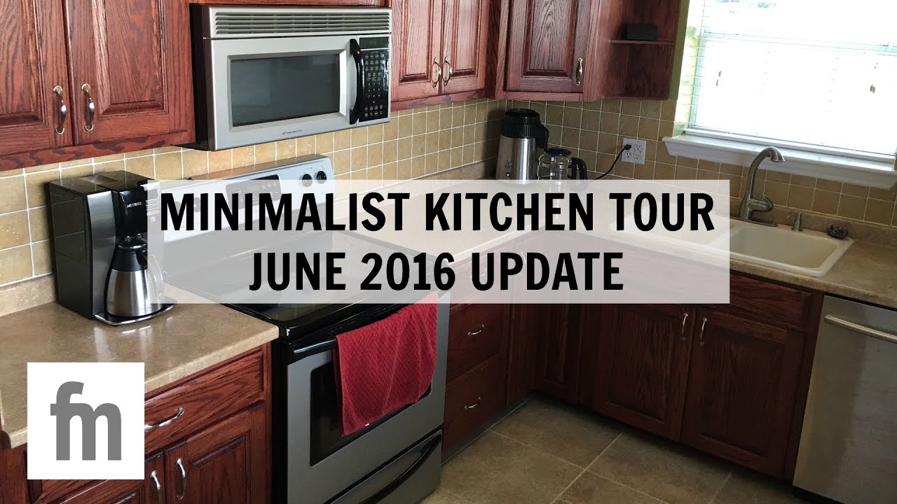 MINIMALIST KITCHEN TOUR | JUNE 2016 UPDATE | FAMILY MINIMALISM