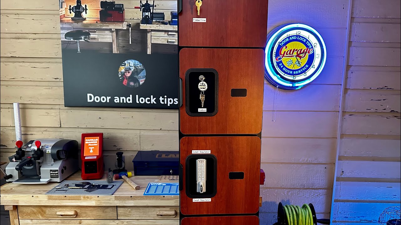How to Install a CompX Regulator Cabinet Lock for your locker rooms #diy #locksmith