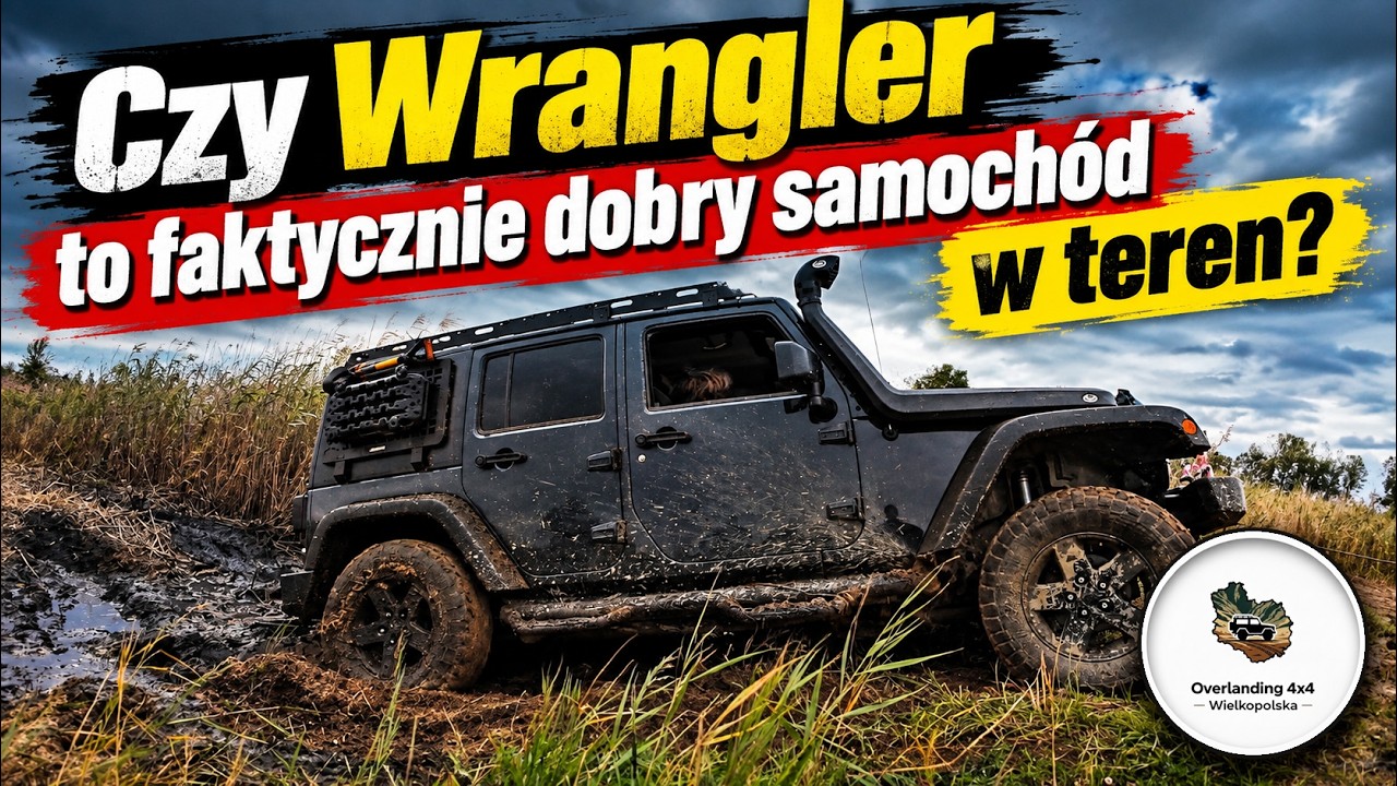 Czy WRANGLER to faktycznie dobry samoch&oacute;d w teren? Wyciąganie Wranglera z błota.