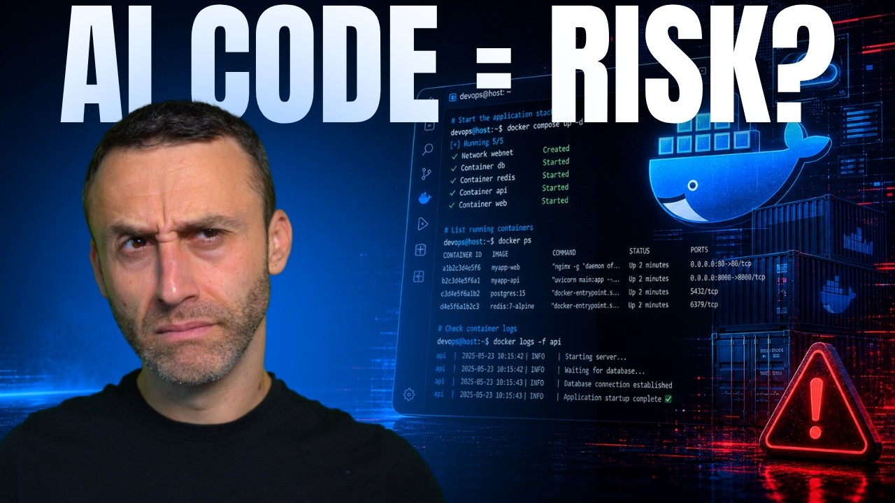 Не доверяйте коду, сгенерированному ИИ, пока не посмотрите это видео &mdash; Docker может вам помочь.