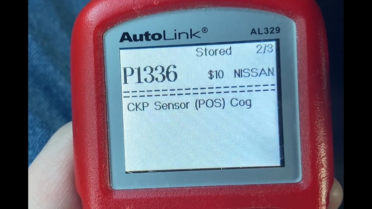 P1336 Nissan (Crank Position Sensor) - My experience with a 1999 Infiniti QX4 - +194k miles