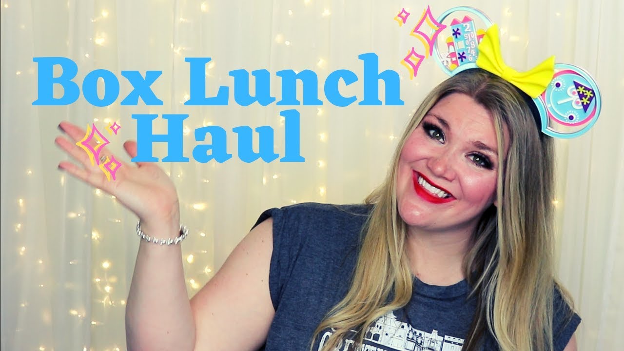 Disney Box Lunch Haul! 🏰📦 🥙 🛍