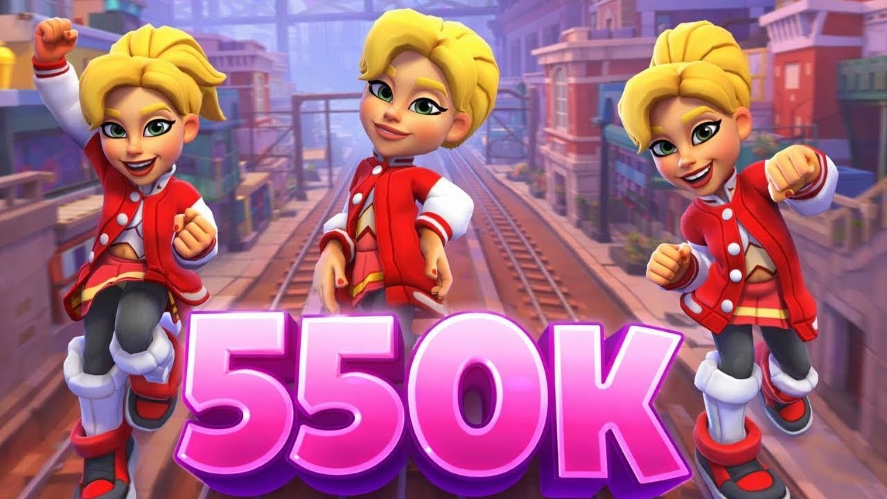 Subway surfers city Gameplay #15 TASHA 550K New skin/20 minutes of gameplay 