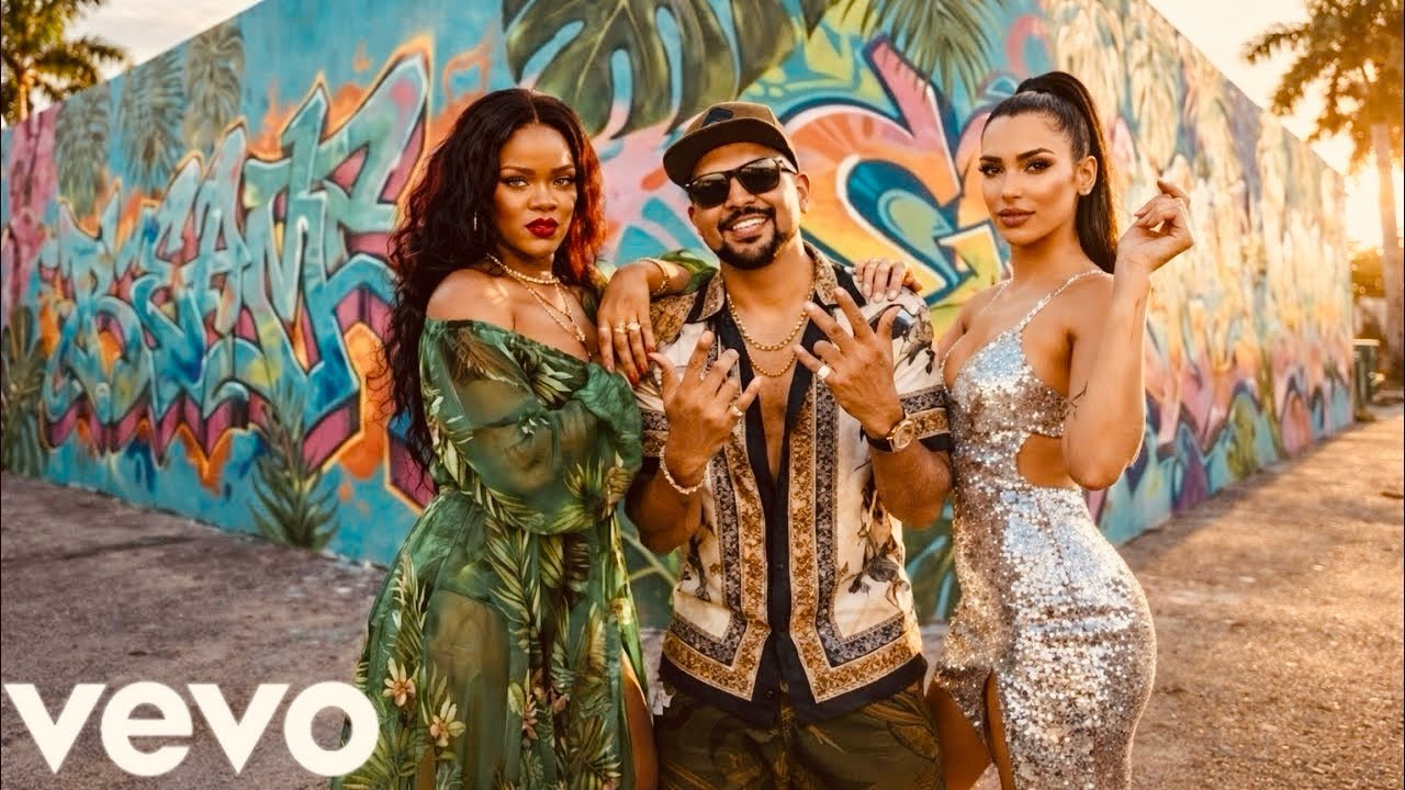 Sean Paul x Dua lipa x Rihanna _ Fire in the Moonlight(Official Audio)