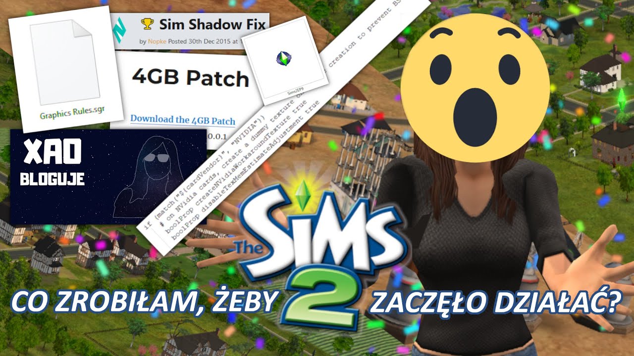 Jak zmusiłam Sims 2 do działania?