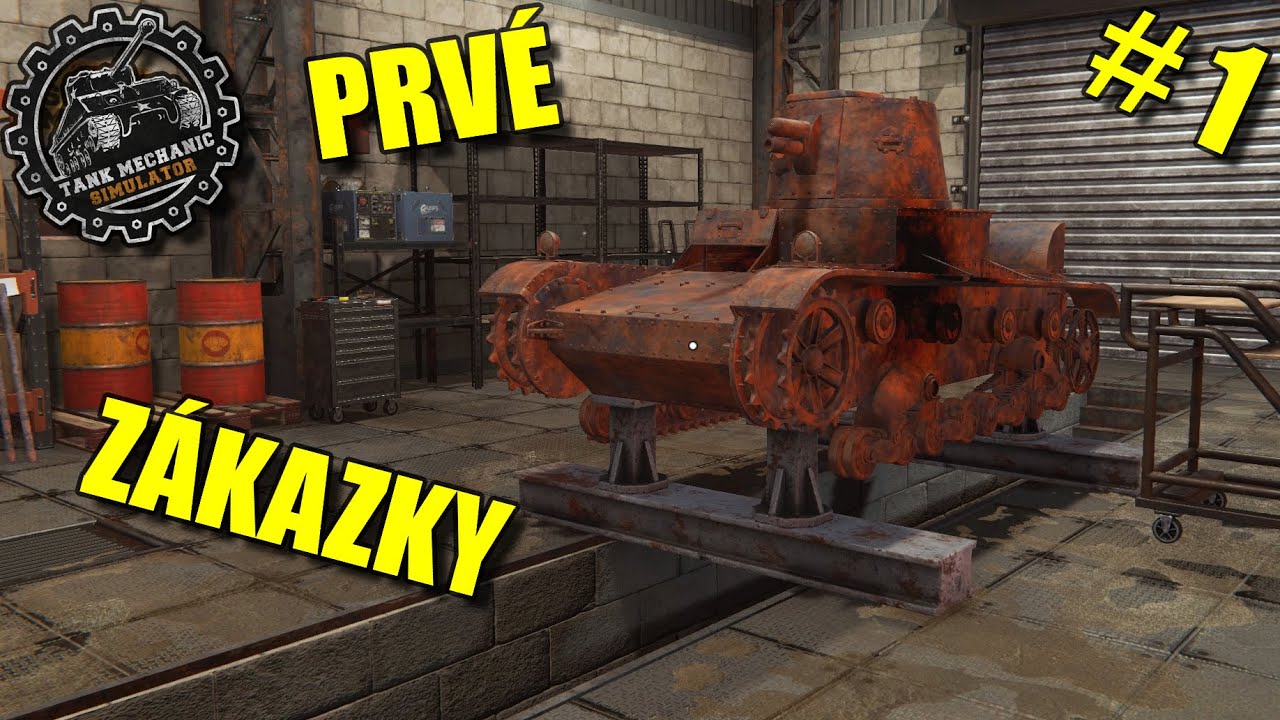 Tank Mechanic Simulator | Prvé opravy | ep.1