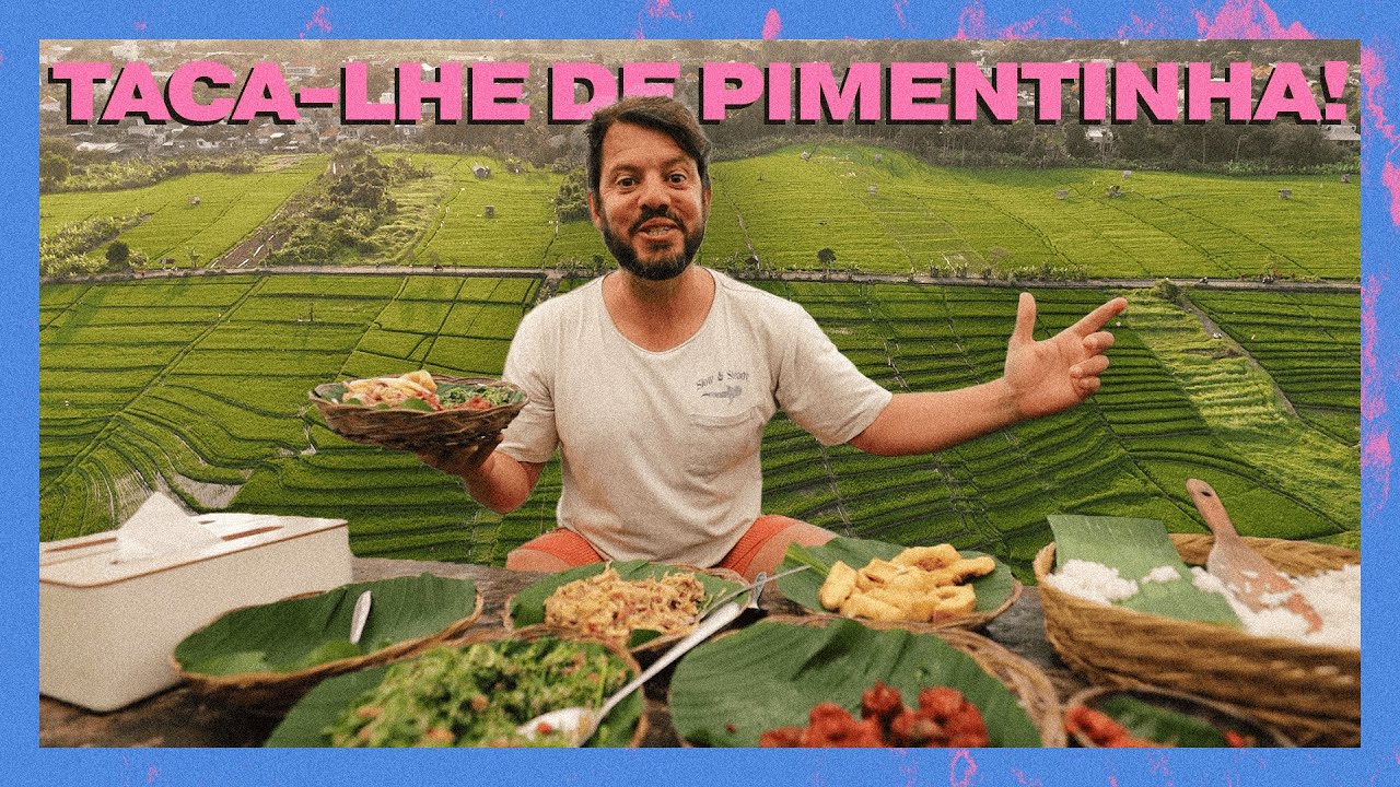 COMILANÇA EM BALI 🇮🇩 Linguiça Picante e Fruta Exótica | Feat. @Luke Martin​