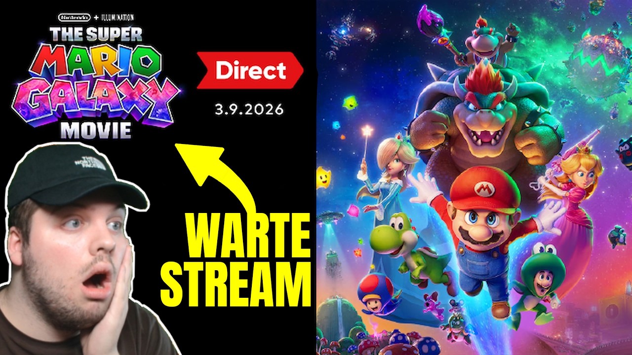🔴LIVE WARTE STREAM FÜR DIE SUPER MARIO GALAXY DIRECT!!! I Toadi
