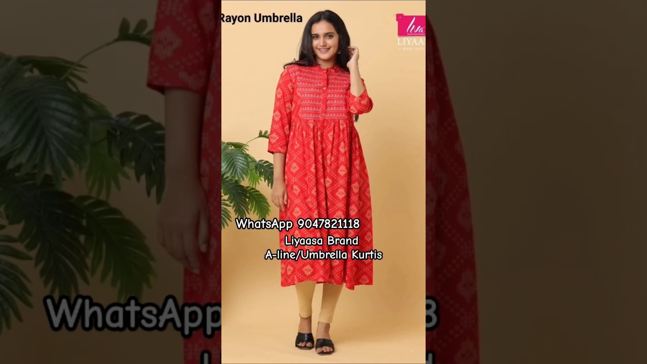 Liyaasa Brand&nbsp;A-line/Umbrella Kurtis #kurtis #cotton #tops #brand #liyaasa #aline #kurti #umbrella