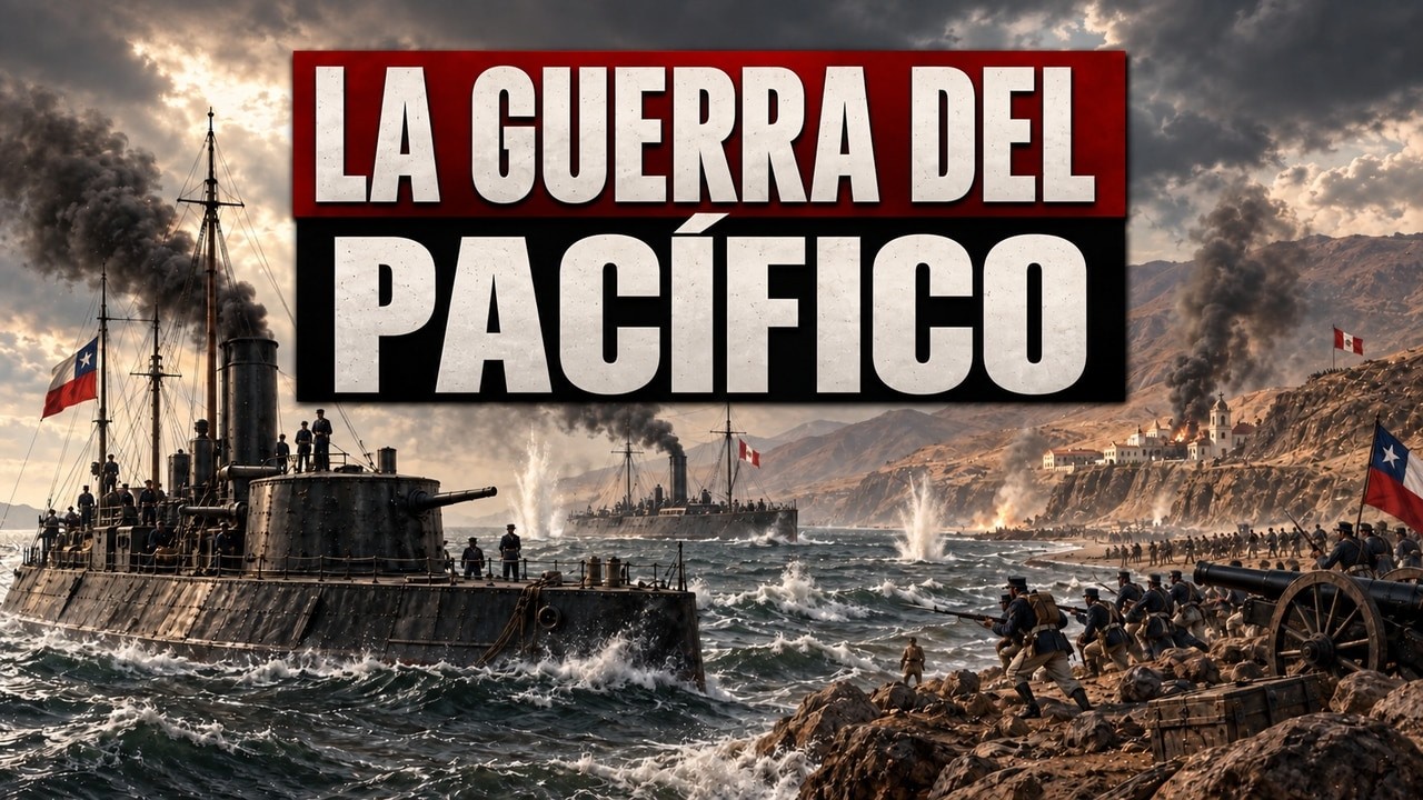 La GUERRA DEL PACÍFICO en 9 minutos | Resumen: CHILE VS BOLIVIA y PERÚ