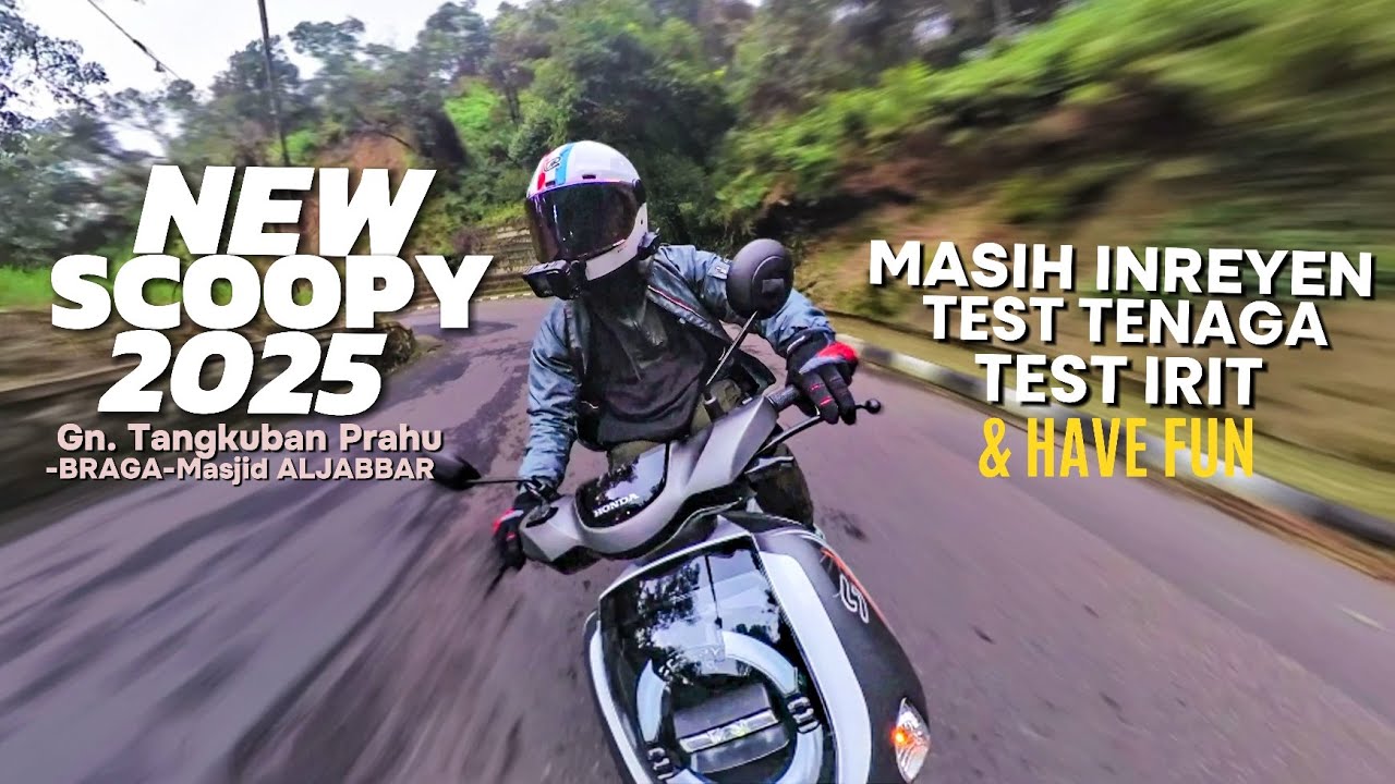 JADI BEGINI RASANYA BAWA NEW SCOOPY 2025 BARU NAIK TURUN GUNUNG