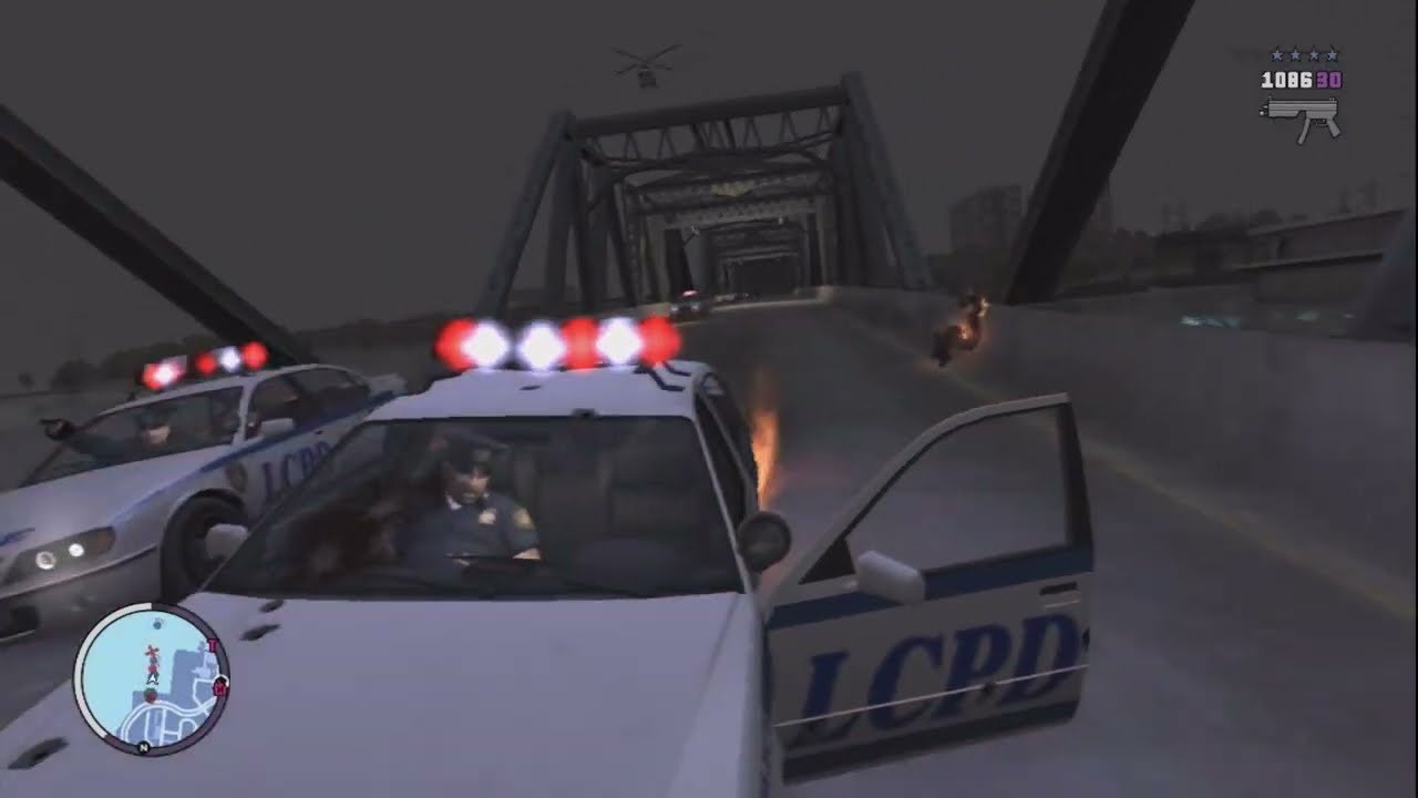 GTA 4 Tbogt - Bridge of death- Heavy bus mod #2
