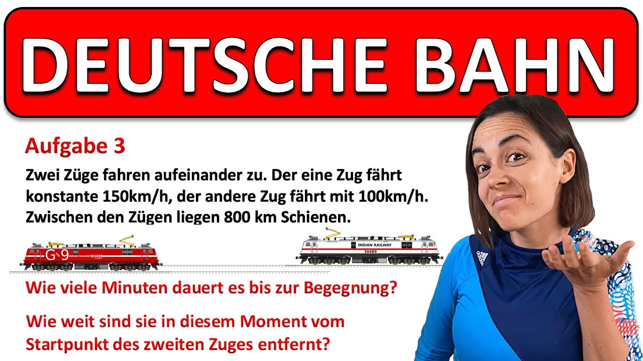 🚂🚂🚂 SCHAFFST DU den LOKFÜHRER EINSTELLUNGSTEST? | Training zu Kopfrechnen, Dreisatz, Bahntechnik DB